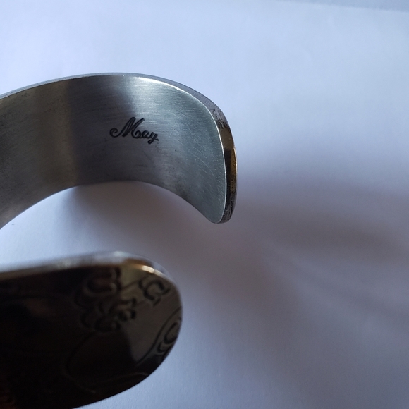 Salisbury pewter bracelet. - Picture 3 of 6